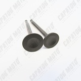 Клапаны ГРМ 4T GY6-50/80, 139QMB впускной/выпускной (d-16/h-64мм, d-18,5/h-64мм)