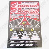 Наклейки: HONDA,CRF,ONE industries, PRO HONDA (30x45)
