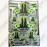 Наклейки набор (30х45) Monster 5990F