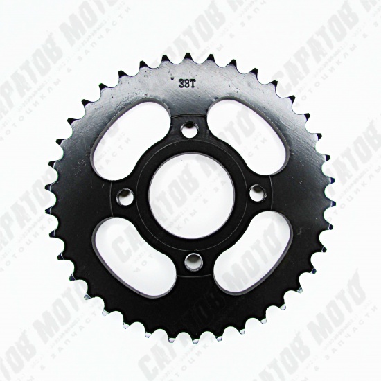 Звезда ведомая 530х38T (D-58, 4х63) CG125-250, CB125-250, TTR 250a - 1