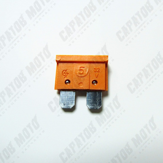 Предохранитель флажковый 5А ABRO FU-AI382-B3-5F - 1