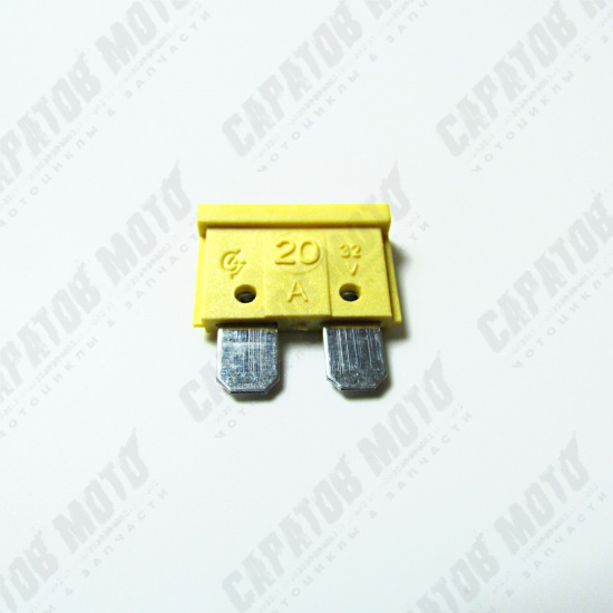 Предохранитель флажковый 20A ABRO FU-AI382-B3-20A - 1
