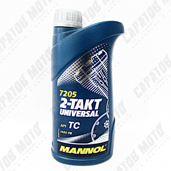 Масло моторное MANNOL 7205 2T UNIVRSAL, 1 л - 1