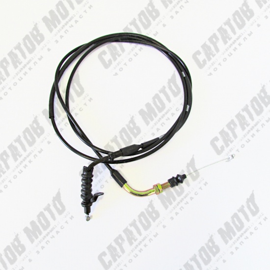 Трос газа L-195см 139QMB 50см3 (изогнутая планка) TMMP - 1