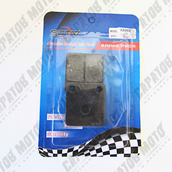 Колодки тормозные дискивые TTR125 (задние); DIO/TACT (перед.); (HF102) - 1