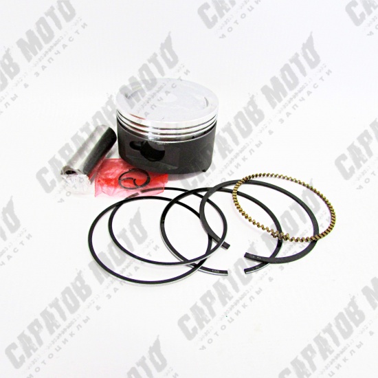 Поршень в сборе 157QMJ 4т 150см3 d-57.4 std стандартный тефлон TMMP - 1