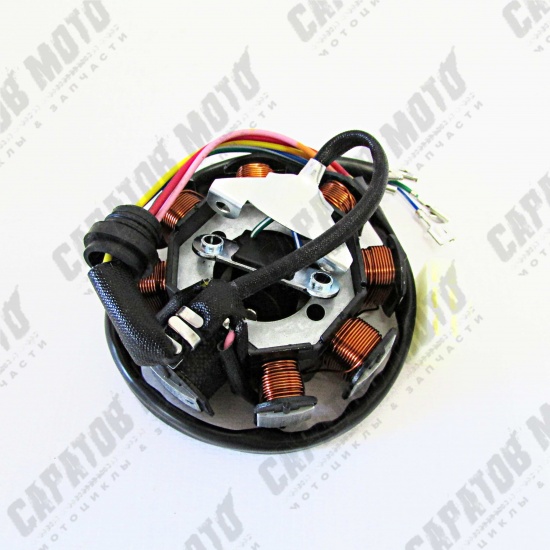 Статор генератора ZS172FMM-3A, ZS174MN (8 катушек) 5 контактов DC CDI - 1