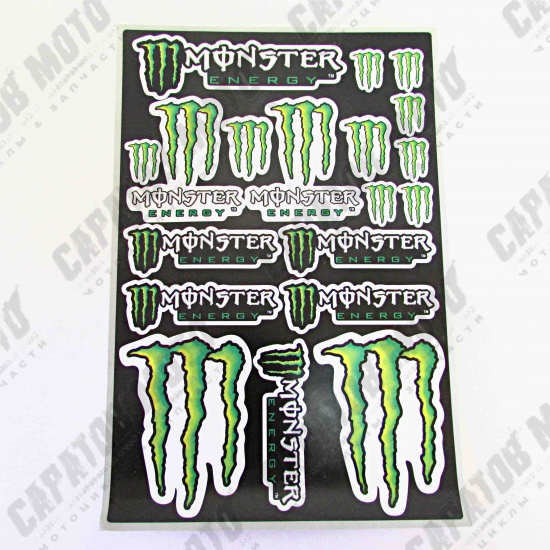 Наклейки набор  (30х45) Monster Energy "TM" - 1