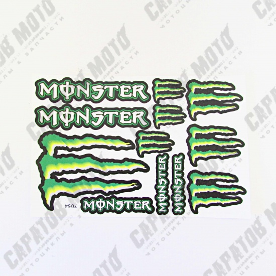 Наклейки набор (22х32) Monster 7054 - 1