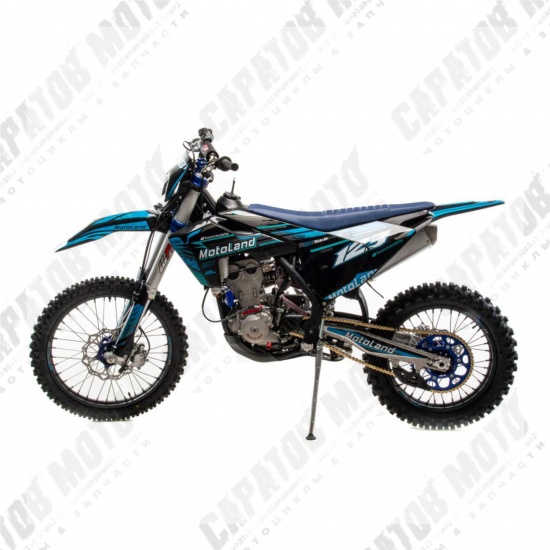 Мотоцикл кроссовый Motoland XT300 ST-FA-NC (ZS182MN+BB) синий - 1
