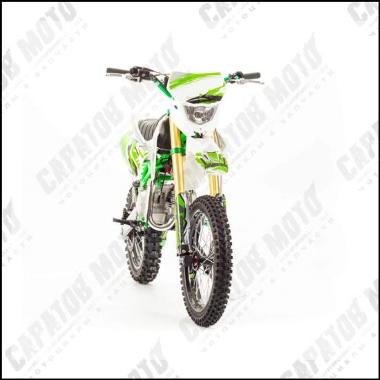 Питбайк Motoland APEX125 E зеленый - 1