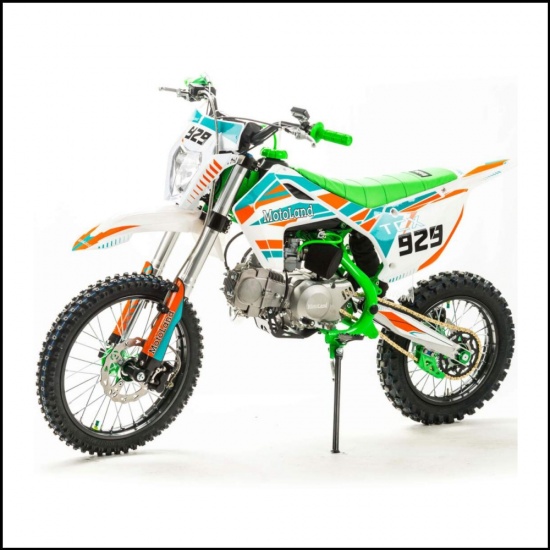 Питбайк Motoland TCX125 E 17/14 зеленый - 1