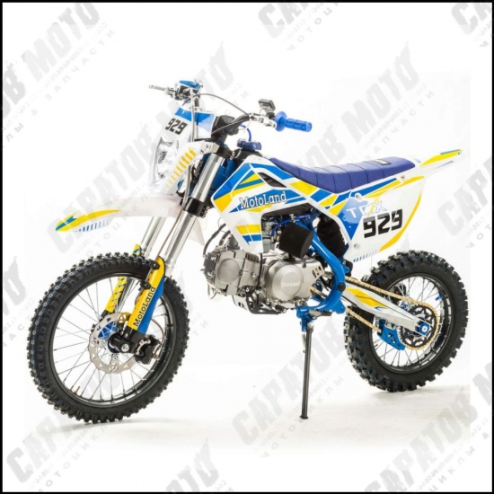Питбайк Motoland TCX125 E 17/14 синий - 1