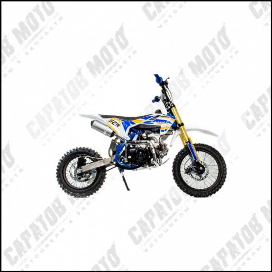 Питбайк Motoland TCX125 E 14/12 синий - 1