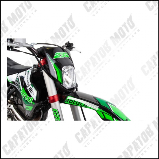Мотоцикл Кросс Motoland XT300 HS (175FMM) (BB-300cc) зеленый - 1