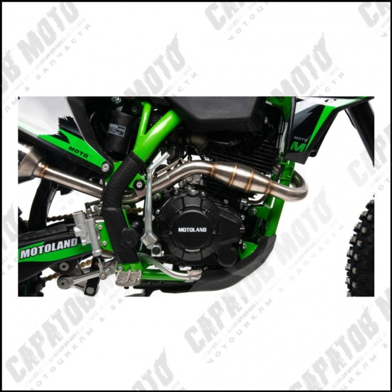 Мотоцикл Кросс Motoland FX 250 (172FMM-3A) зеленый - 1