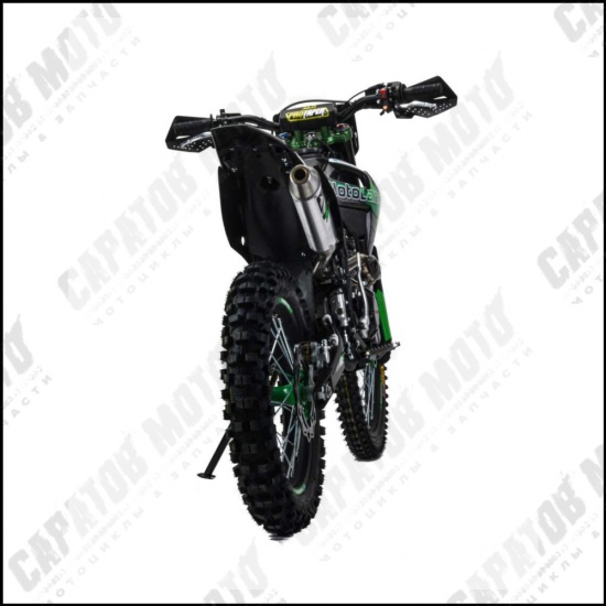 Мотоцикл Кросс Motoland XT300 HS (175FMM 4V) зеленый - 1