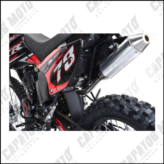 Мотоцикл Кросс Motoland XR300 LITE красный (175FMM) - 1