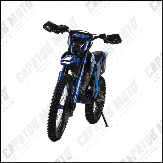 Мотоцикл Кросс Motoland XT300 HS (175FMM 4V) синий - 1