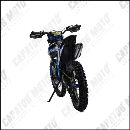 Мотоцикл Кросс Motoland XT300 HS (175FMM 4V) синий - 1