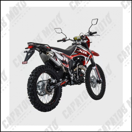 Мотоцикл  с ПТС Кросс Motoland XR300 LITE (175FMM) красный - 1