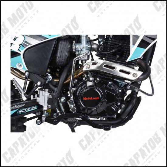 Мотоцикл с ПТС Кросс Motoland XR300 LITE (175FMM) синий - 1