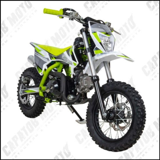 Питбайк Motoland 110 SX 110 E 12/10 зеленый - 1
