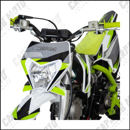 Питбайк Motoland 125 SX 125 E 14/12 зеленый - 1