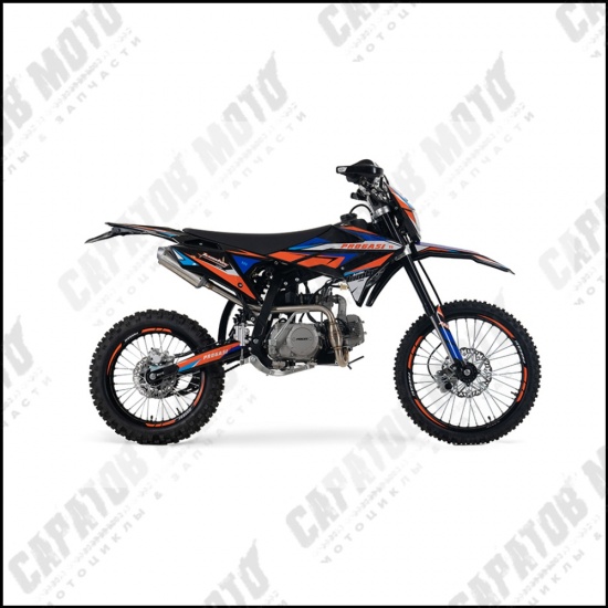 Питбайк PROGASI Jumbo 125 Orange Blue - 1