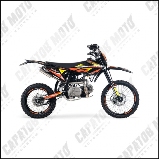 Питбайк PROGASI Jumbo 125 Orange Orange Yellow - 1