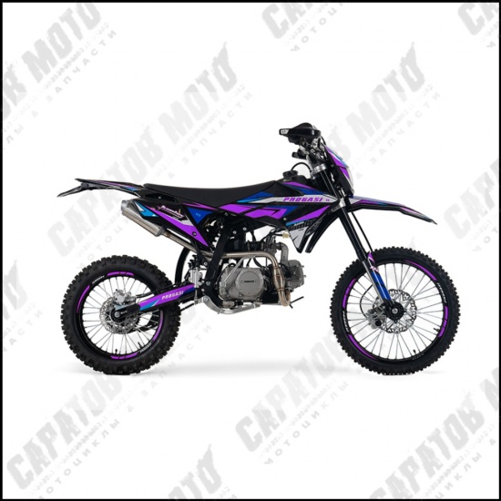 Питбайк PROGASI Jumbo 125 Orange Purple Blue - 1