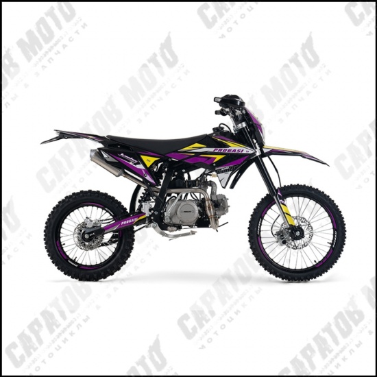 Питбайк PROGASI Jumbo 125 Orange Purple Yellow - 1