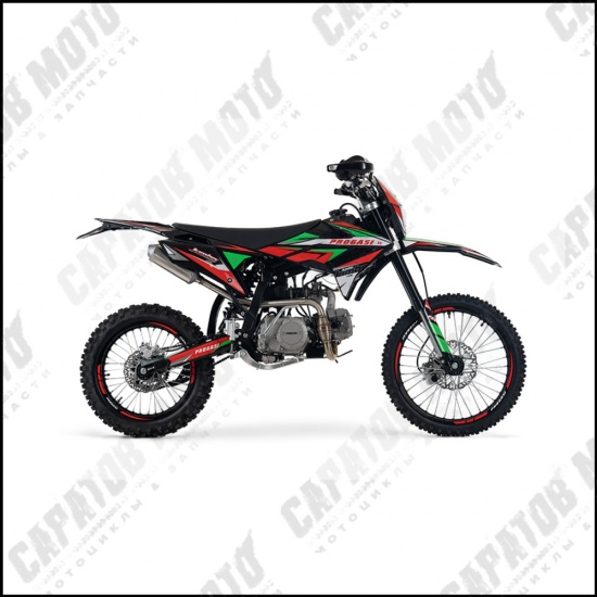 Питбайк PROGASI Jumbo 125 Red Green - 1