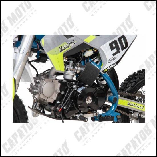 Питбайк Motoland TCX125 E 14/12 +фара зеленый - 1