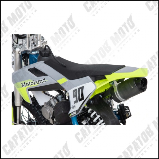 Питбайк Motoland TCX125 E 14/12 +фара зеленый - 1
