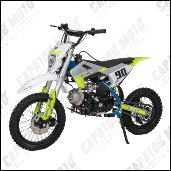 Питбайк Motoland TCX125 E 14/12 +фара зеленый - 1