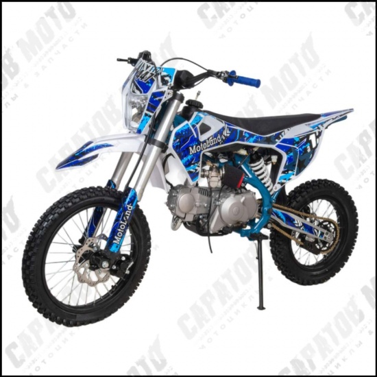 Питбайк Motoland TCX125 E 17/14 синий NEW - 1