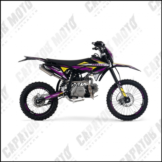 Питбайк PROGASI Jumbo 150 Purple Yellow - 1