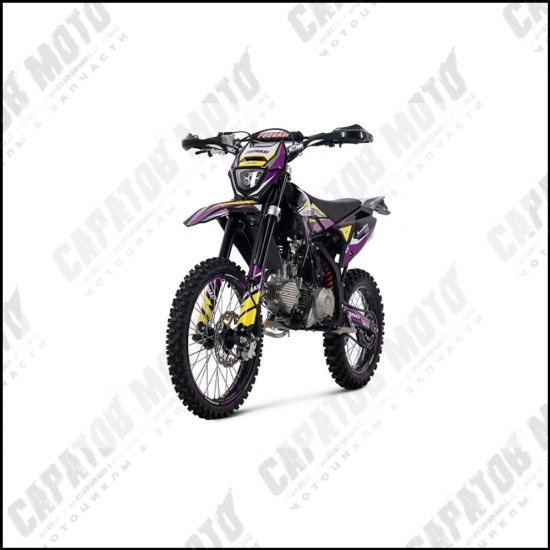 Питбайк PROGASI Jumbo 150 PRO Purple Yellow - 1