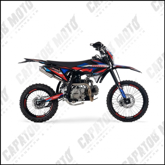Питбайк PROGASI Jumbo 150 PRO Red Blue - 1
