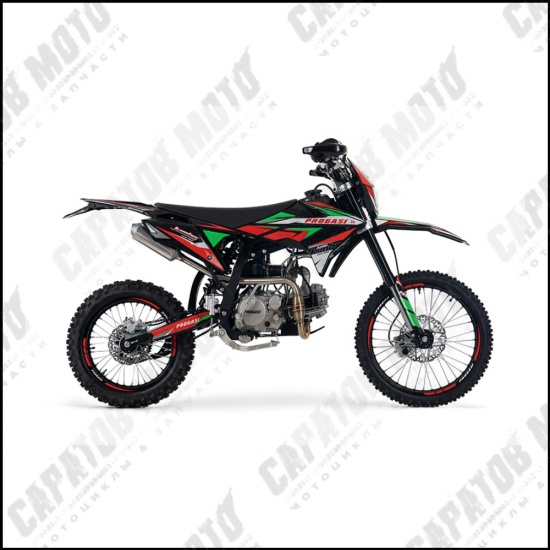 Питбайк PROGASI Jumbo 150 PRO Red Green - 1