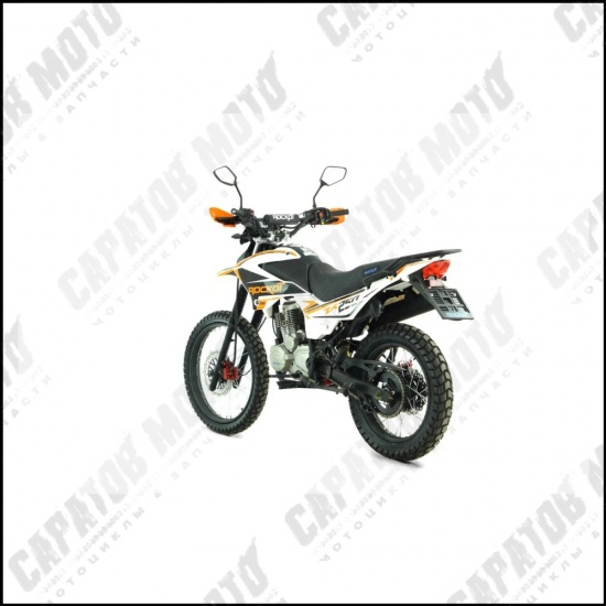 Мотоцикл с ПТС эндуро ROCKOT ZR250 (белый/оранжевый) - 1