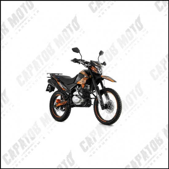 Мотоцикл с ПТС эндуро ROCKOT XR250 (черный/оранжевый) - 1