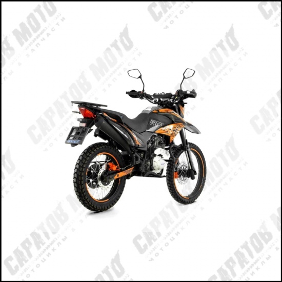 Мотоцикл с ПТС эндуро ROCKOT XR250 (черный/оранжевый) - 1