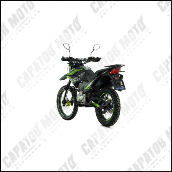 Мотоцикл с ПТС эндуро ROCKOT XR250 (черный/зеленый) - 1