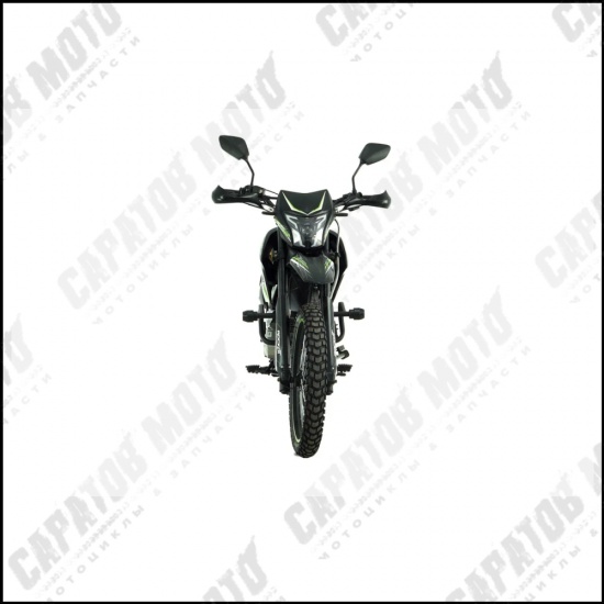 Мотоцикл с ПТС эндуро ROCKOT XR250 (черный/зеленый) - 1