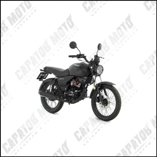 Мотоцикл с ПТС дорожный ROCKOT LEGEND 150 (черный матовый) - 1