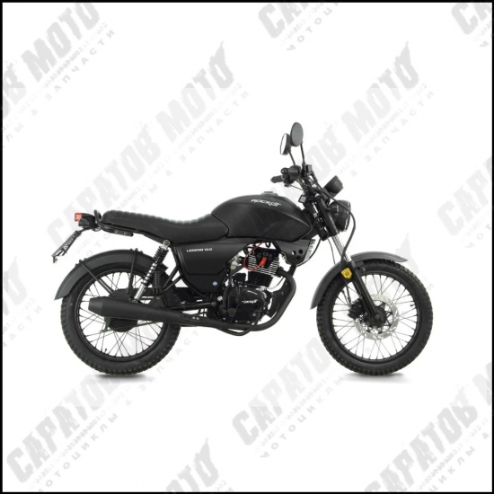 Мотоцикл с ПТС дорожный ROCKOT LEGEND 150 (черный матовый) - 1